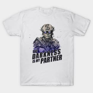 The Darkness is my Partner (4) T-Shirt